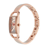 Buy Shop Michael Kors Empire Pavé Analog Rose Gold Dial Rose Gold Steel Strap Watch for Women - MK4858 USA Online