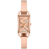 Buy Shop Michael Kors Empire Pavé Analog Rose Gold Dial Rose Gold Steel Strap Watch for Women - MK4858 USA Online