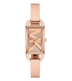 Buy Shop Michael Kors Empire Pavé Analog Rose Gold Dial Rose Gold Steel Strap Watch for Women - MK4858 USA Online
