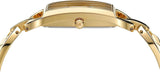 Buy Shop Michael Kors Empire Three Hand Gold Dial Gold Steel Strap Watch For Women - MK7406 USA Online