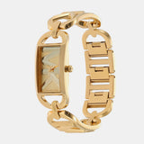 Buy Shop Michael Kors Empire Three Hand Gold Dial Gold Steel Strap Watch For Women - MK7406 USA Online