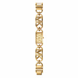 Buy Shop Michael Kors Empire Three Hand Gold Dial Gold Steel Strap Watch For Women - MK7406 USA Online