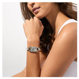 Buy Shop Michael Kors Empire Three-Hand Silver Dial Silver Steel Strap Watch for Women - MK4841 USA Online