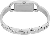 Buy Shop Michael Kors Empire Three-Hand Silver Dial Silver Steel Strap Watch for Women - MK4841 USA Online