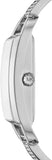 Buy Shop Michael Kors Empire Three-Hand Silver Dial Silver Steel Strap Watch for Women - MK4841 USA Online