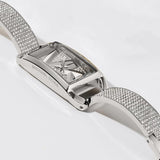 Buy Shop Michael Kors Empire Three-Hand Silver Dial Silver Steel Strap Watch for Women - MK4841 USA Online