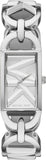 Buy Shop Michael Kors Empire Three Hand Silver Dial Silver Steel Strap Watch For Women - MK7407 USA Online