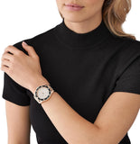 Buy Shop Michael Kors Everest Analog Rose Gold Dial Black Silicone Strap Watch For Women - MK7358 USA Online