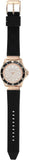 Buy Shop Michael Kors Everest Analog Rose Gold Dial Black Silicone Strap Watch For Women - MK7358 USA Online
