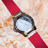 Buy Shop Michael Kors Everest Analog Rose Gold Dial Pink Silicone Strap Watch For Women - MK7359 USA Online