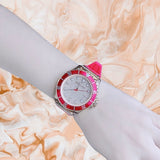Buy Shop Michael Kors Everest Analog Rose Gold Dial Pink Silicone Strap Watch For Women - MK7359 USA Online