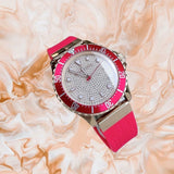 Buy Shop Michael Kors Everest Analog Rose Gold Dial Pink Silicone Strap Watch For Women - MK7359 USA Online