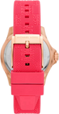 Buy Shop Michael Kors Everest Analog Rose Gold Dial Pink Silicone Strap Watch For Women - MK7359 USA Online