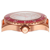 Buy Shop Michael Kors Everest Analog Rose Gold Dial Pink Silicone Strap Watch For Women - MK7359 USA Online