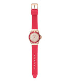 Buy Shop Michael Kors Everest Analog Rose Gold Dial Pink Silicone Strap Watch For Women - MK7359 USA Online
