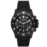 Buy Shop Michael Kors Everest Chronograph Black Dial Black Silicone Strap Watch For Men - MK8980 USA Online