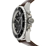 Buy Shop Michael Kors Everest Chronograph Black Dial Brown Leather Strap Watch For Men - MK9054 USA Online