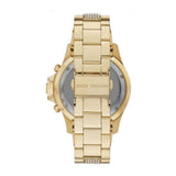 Buy Shop Michael Kors Everest Chronograph Black Dial Gold Steel Strap Watch For Women - MK5828 USA Online