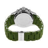 Buy Shop Michael Kors Everest Chronograph Black Dial Green Silicone Strap Watch For Men - MK8981 USA Online