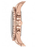 Buy Shop Michael Kors Everest Chronograph Black Dial Rose Gold Steel Strap Watch For Women - MK5875 USA Online