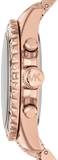 Buy Shop Michael Kors Everest Chronograph Black Dial Rose Gold Steel Strap Watch For Women - MK5875 USA Online