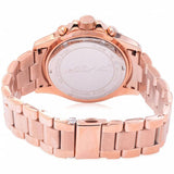 Buy Shop Michael Kors Everest Chronograph Black Dial Rose Gold Steel Strap Watch for Women - MK6972 USA Online