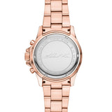 Buy Shop Michael Kors Everest Chronograph Black Dial Rose Gold Steel Strap Watch for Women - MK6972 USA Online
