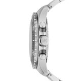 Buy Shop Michael Kors Everest Chronograph Black Dial Silver Steel Strap Watch For Men - MK8256 USA Online