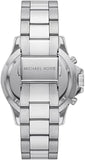 Buy Shop Michael Kors Everest Chronograph Black Dial Silver Steel Strap Watch For Men - MK8977 USA Online
