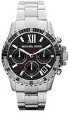Buy Shop Michael Kors Everest Chronograph Black Dial Silver Steel Strap Watch For Women - MK5753 USA Online