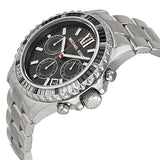 Buy Shop Michael Kors Everest Chronograph Black Dial Silver Steel Strap Watch For Women - MK5753 USA Online