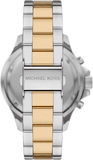 Buy Shop Michael Kors Everest Chronograph Black Dial Two Tone Steel Strap Watch For Women - MK7209 USA Online