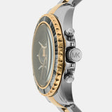 Buy Shop Michael Kors Everest Chronograph Black Dial Two Tone Steel Strap Watch For Women - MK7209 USA Online