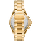 Buy Shop Michael Kors Everest Chronograph Blue Dial Gold Steel Strap Watch for Women - MK5754 USA Online