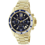 Buy Shop Michael Kors Everest Chronograph Blue Dial Gold Steel Strap Watch for Women - MK5754 USA Online