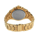Buy Shop Michael Kors Everest Chronograph Blue Dial Gold Steel Strap Watch For Women - MK6971 USA Online