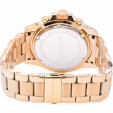 Buy Shop Michael Kors Everest Chronograph Blue Dial Gold Steel Strap Watch For Women - MK6971 USA Online