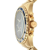 Buy Shop Michael Kors Everest Chronograph Blue Dial Gold Steel Strap Watch For Women - MK6971 USA Online