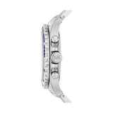Buy Shop Michael Kors Everest Chronograph Blue Dial Silver Steel Strap Watch For Women - MK7237 USA Online