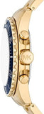 Buy Shop Michael Kors Everest Chronograph Blue Dial Two Tone Steel Strap Watch For Men - MK8978 USA Online