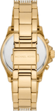 Buy Shop Michael Kors Everest Chronograph Crystals Gold Dial Gold Steel Strap Watch For Women - MK7254 USA Online