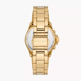 Buy Shop Michael Kors Everest Chronograph Crystals Gold Dial Gold Steel Strap Watch For Women - MK7254 USA Online