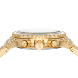 Buy Shop Michael Kors Everest Chronograph Crystals Gold Dial Gold Steel Strap Watch For Women - MK7254 USA Online