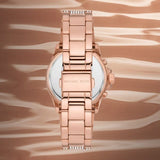 Buy Shop Michael Kors Everest Chronograph Crystals Rose Gold Dial Rose Gold Steel Strap Watch For Women - MK7235 USA Online