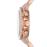 Buy Shop Michael Kors Everest Chronograph Crystals Rose Gold Dial Rose Gold Steel Strap Watch For Women - MK7235 USA Online