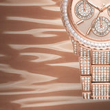 Buy Shop Michael Kors Everest Chronograph Crystals Rose Gold Dial Rose Gold Steel Strap Watch For Women - MK7235 USA Online