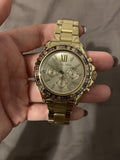 Buy Shop Michael Kors Everest Chronograph Gold Dial Gold Steel Strap Watch for Women - MK5871 USA Online