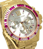 Buy Shop Michael Kors Everest Chronograph Gold Dial Gold Steel Strap Watch for Women - MK5871 USA Online