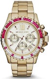 Buy Shop Michael Kors Everest Chronograph Gold Dial Gold Steel Strap Watch for Women - MK5871 USA Online