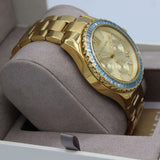 Buy Shop Michael Kors Everest Chronograph Gold Dial Gold Steel Strap Watch For Women - MK7210 USA Online